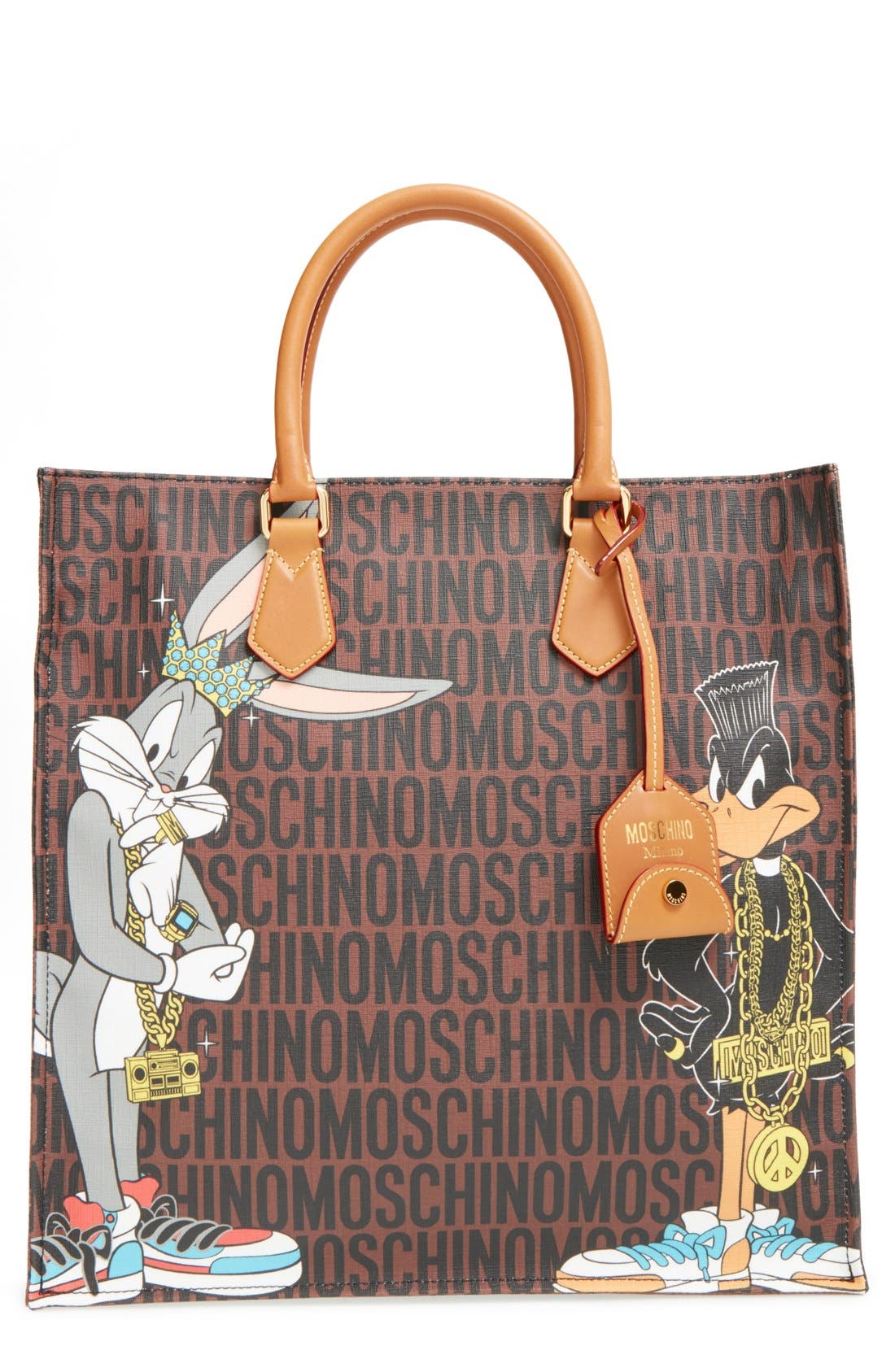 Moschino Looney Tunes Bugs Daffy Tote Nordstrom