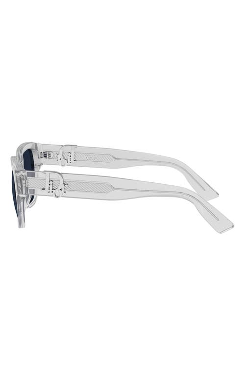 DIOR 'DIOROBLIQUE S1F 53MM SQUARE SUNGLASSES