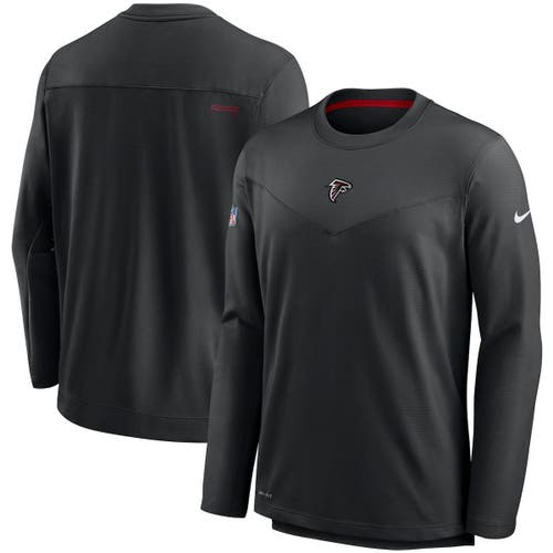 Men's Nike Black Atlanta Falcons Sideline Team Performance Pullover Sweatshirt