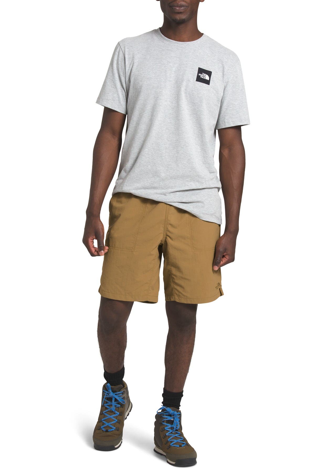 north face shorts and shirt