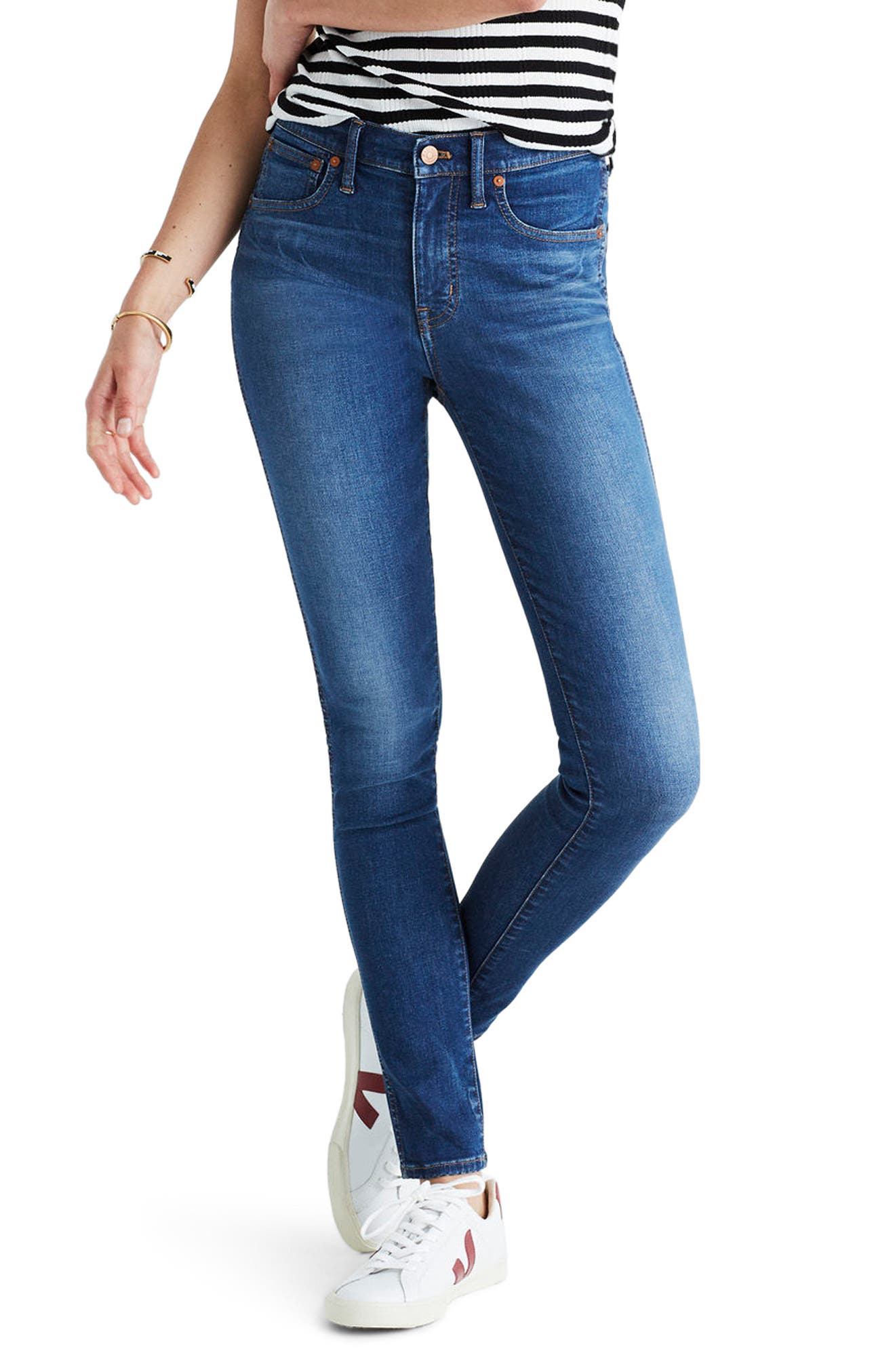 madewell jeans 9 high rise skinny