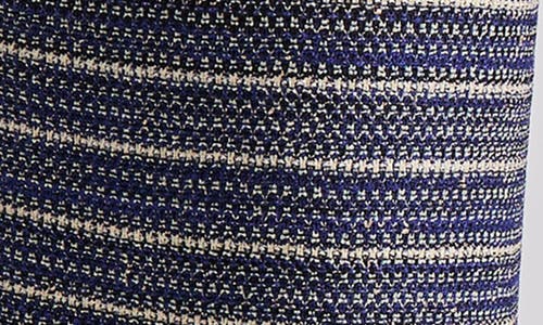 Misook Tweed Straight Leg Pants In Starry Night Blue