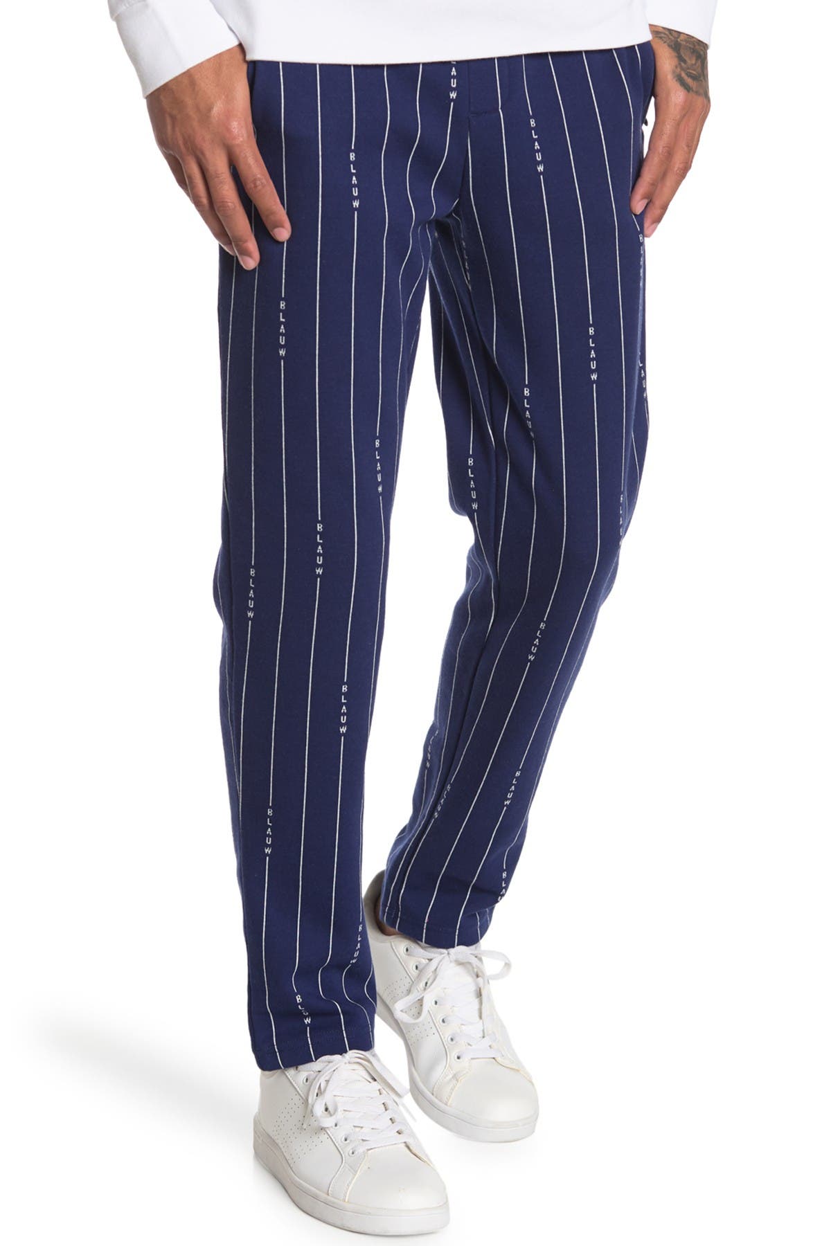 Pinstripe sweatpants discount