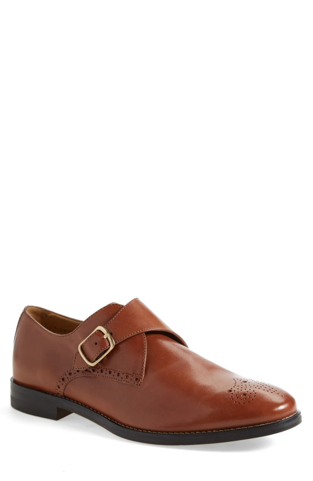 men's cole haan monk strap shoes