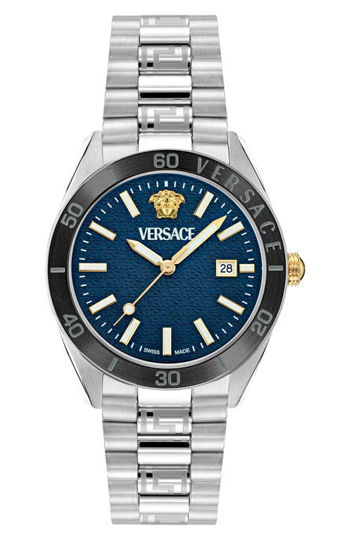 Versace V-Dome Watch, 42mm in Stainless Steel at Nordstrom