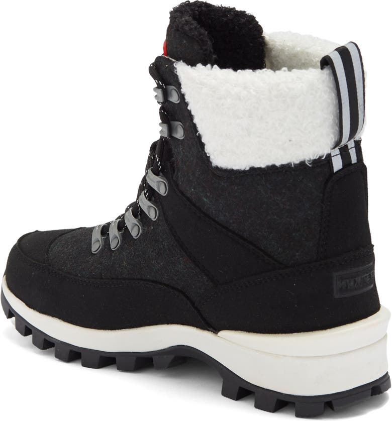 Hunter Commando Faux Shearling Lined Hiking Boot (Women) | Nordstromrack