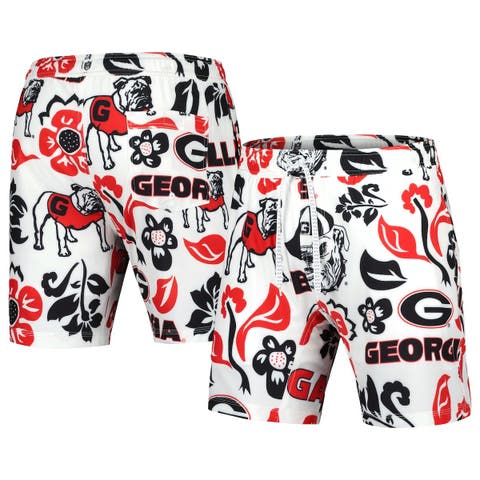 UGA Standing Bulldog Swim Trunk - Red main image 1