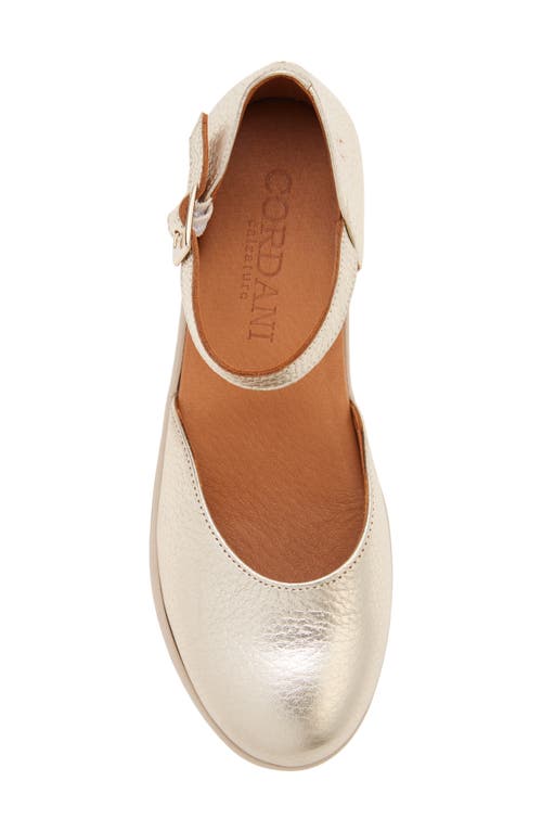 Cordani Sandie Platform D'orsay Pump In Platino