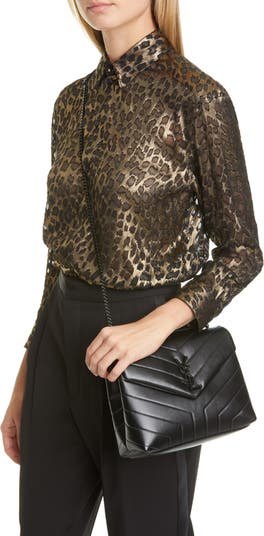 Saint Laurent - Small Loulou Shoulder Bag - Women - Calf Leather (Top Grain) - One Size - Black