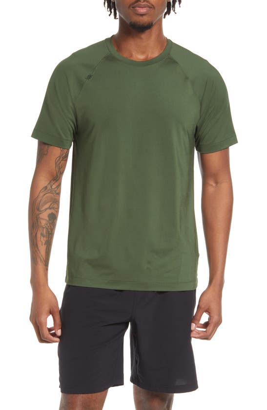 Rhone Crew Neck Short Sleeve T-shirt In Black Forest