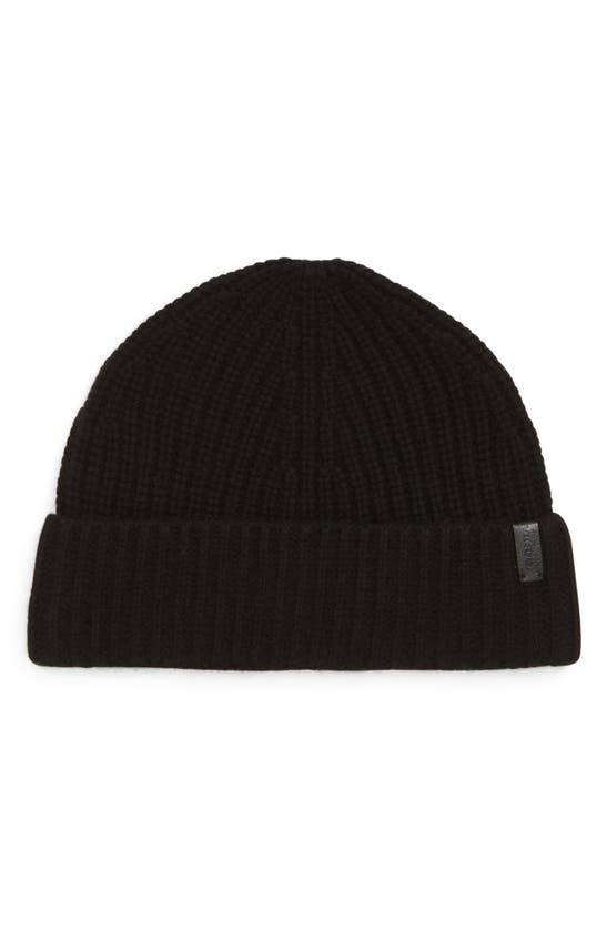 Vince Wool & Cashmere Beanie Hat In Black