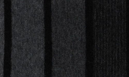 Hickey Freeman Ombré Stripe Cashmere Scarf In Black