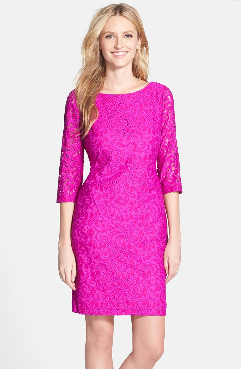 Ivanka Trump Lace Sheath Dress | Nordstrom
