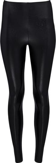 commando Faux Leather Stirrup Leggings SLG79, Black, Small : :  Clothing, Shoes & Accessories