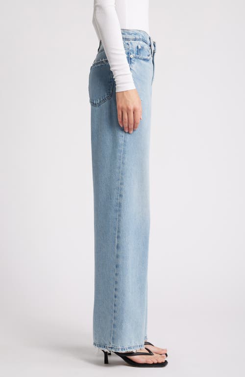 Shop Frame Le Jane Wide Leg Jeans In Ziggy