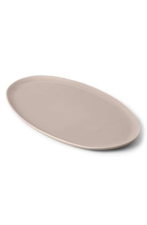 Fable The Oval Serving Platter In Desert Taupe