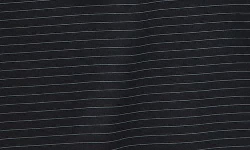 Shop Under Armour Kids' Performance Stripe Polo In Black/black/royal