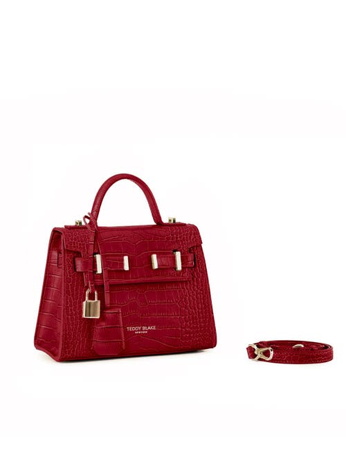Teddy Blake Ava Croco 9" In Darkred