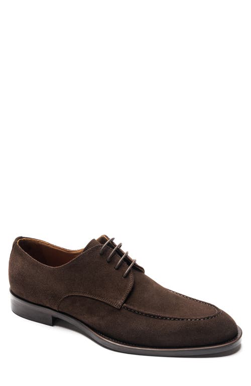 Shop Bruno Magli Santino Oxford In Brown Suede