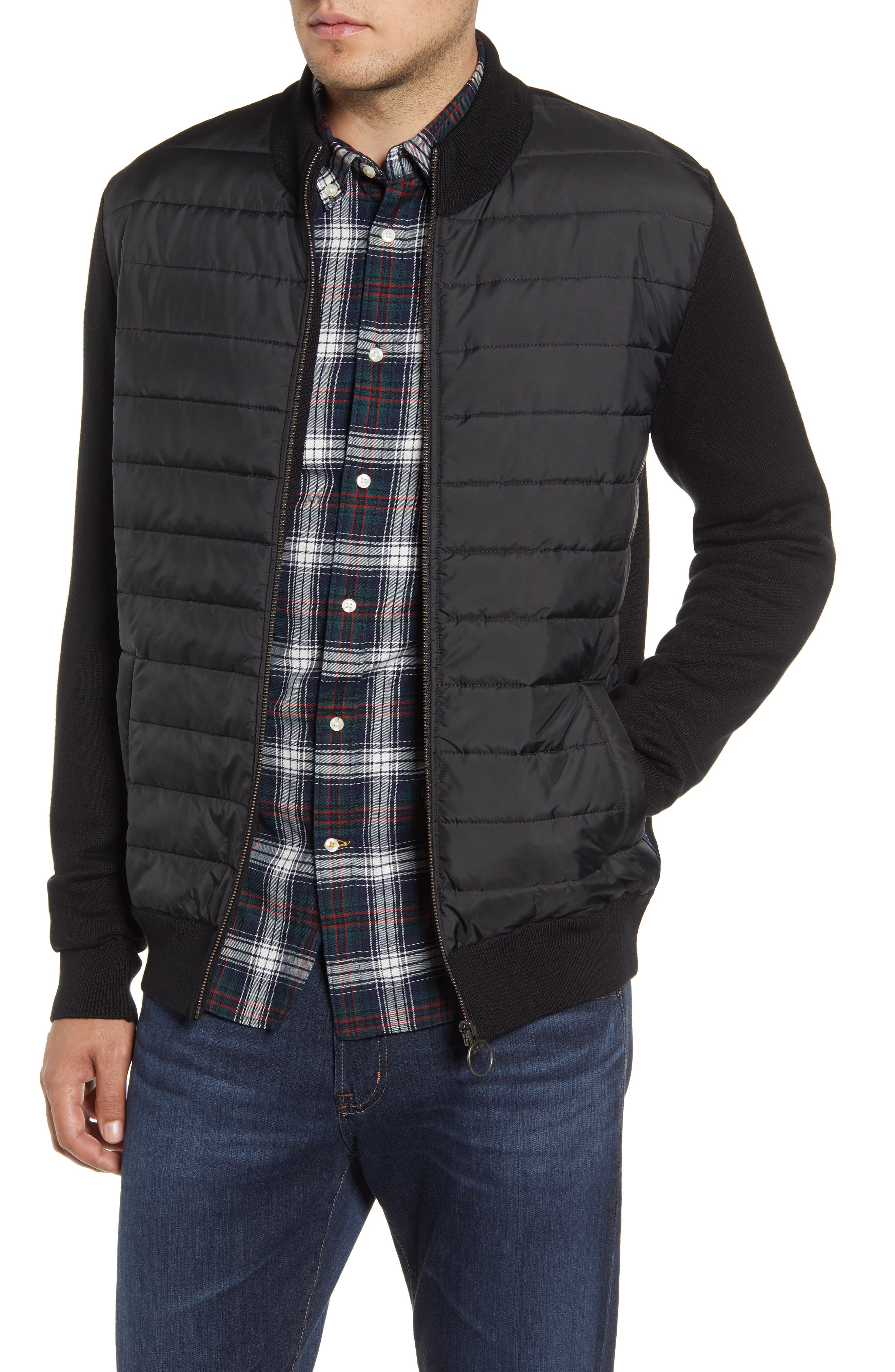 barbour knitted jacket