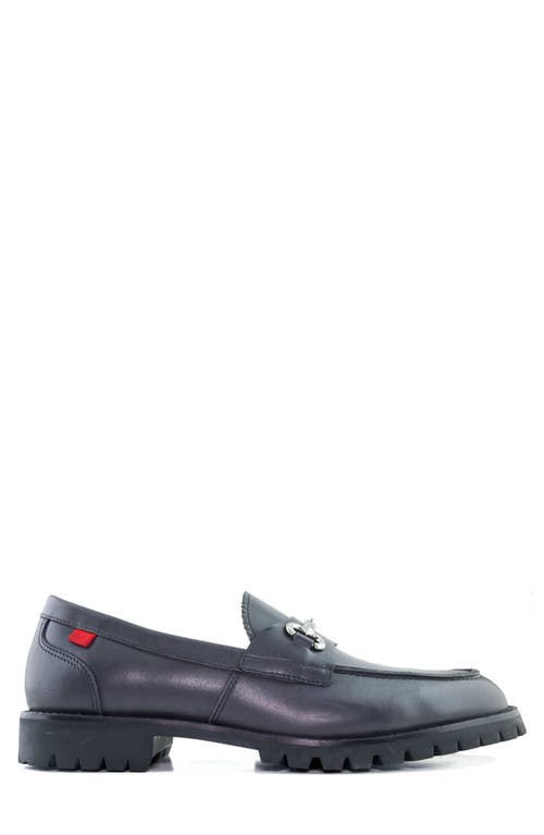 Shop Marc Joseph New York Wall St. 3.0 Lugged Bit Loafer In Charcoal