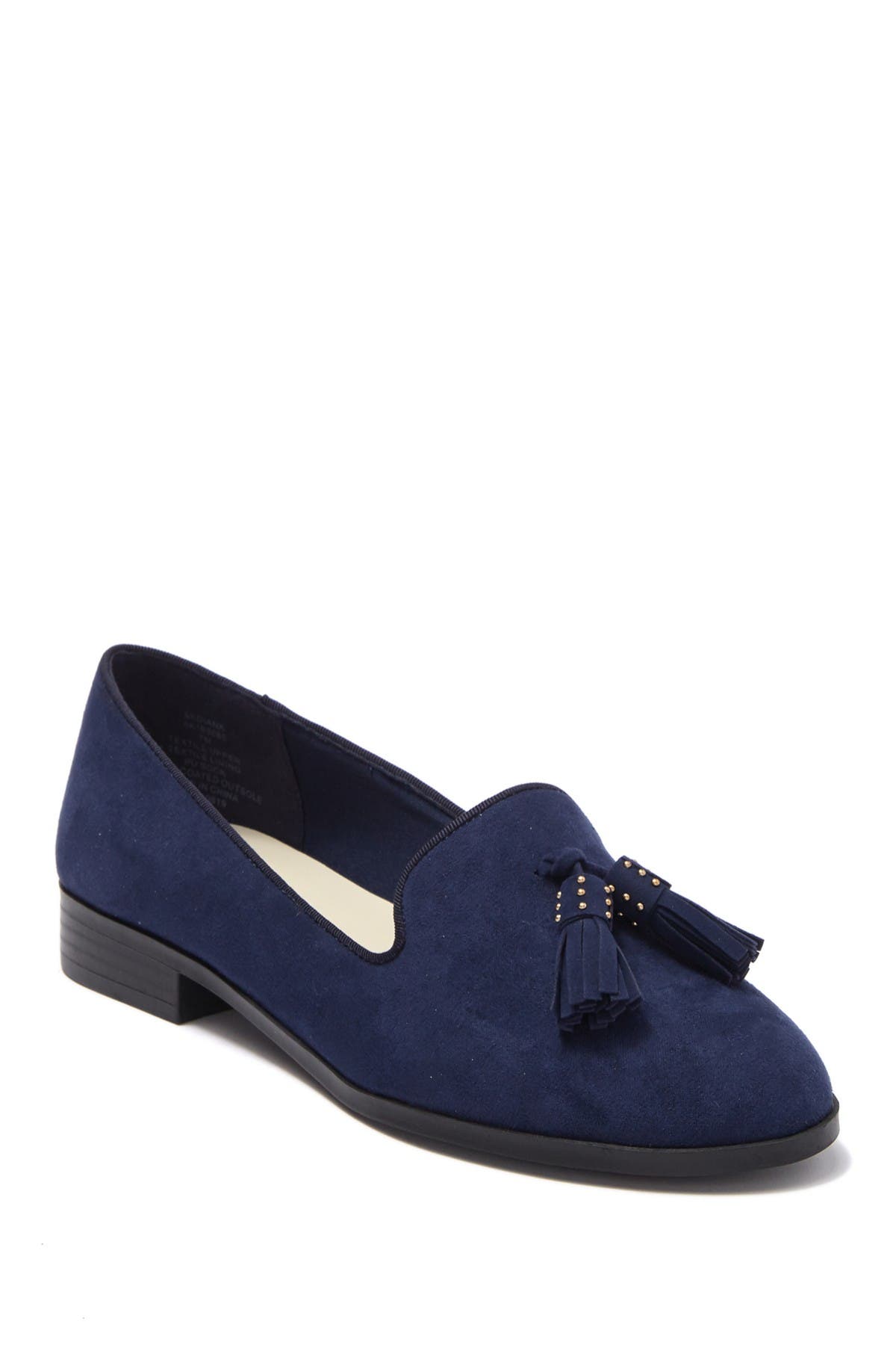 anne klein navy loafers