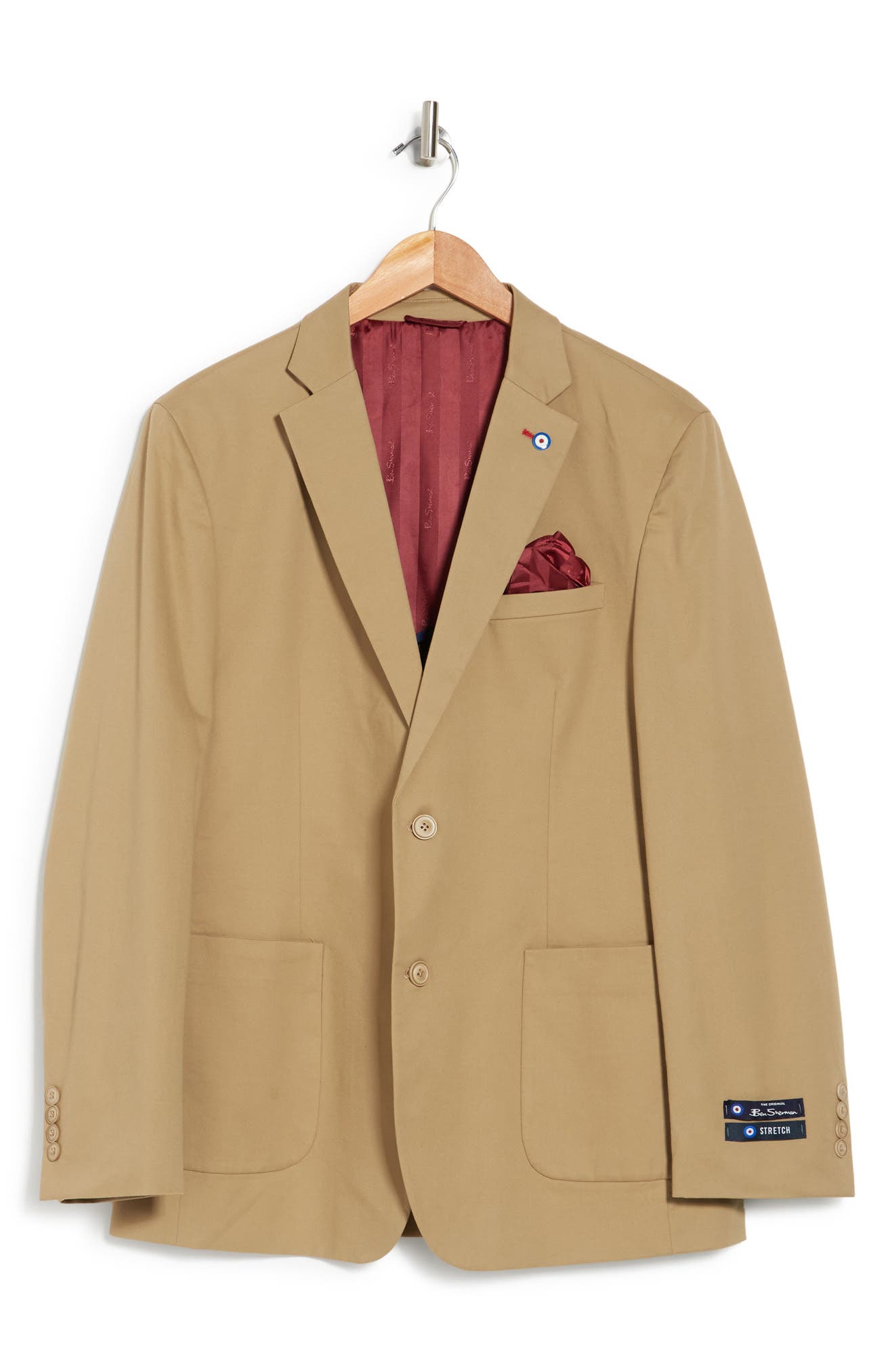 ben sherman camel coat