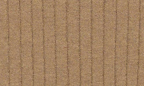 Mango Rib Knit Camisole In Brown