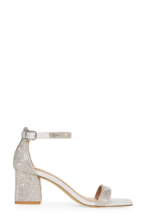 Abound Finn Rhinestone Sandal In Silver Stone