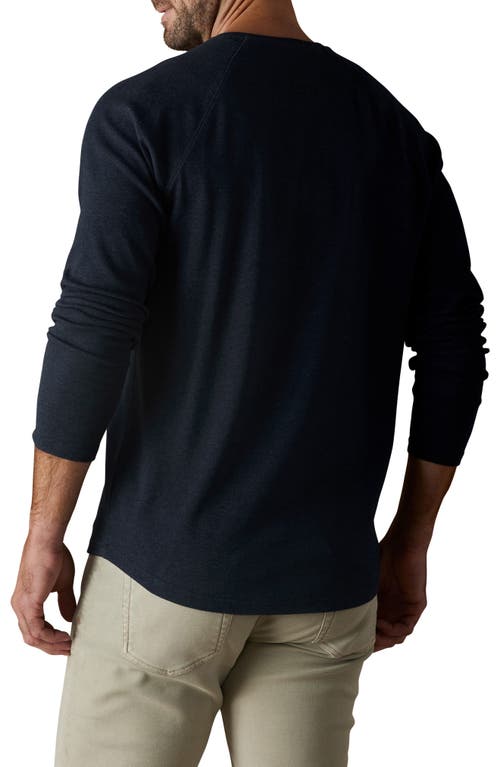 Shop The Normal Brand Puremeso Everyday Henley In Normal Navy