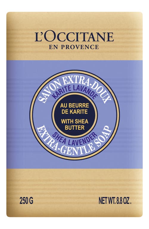 L'Occitane Shea Butter Lavender Extra Gentle Soap in Purple