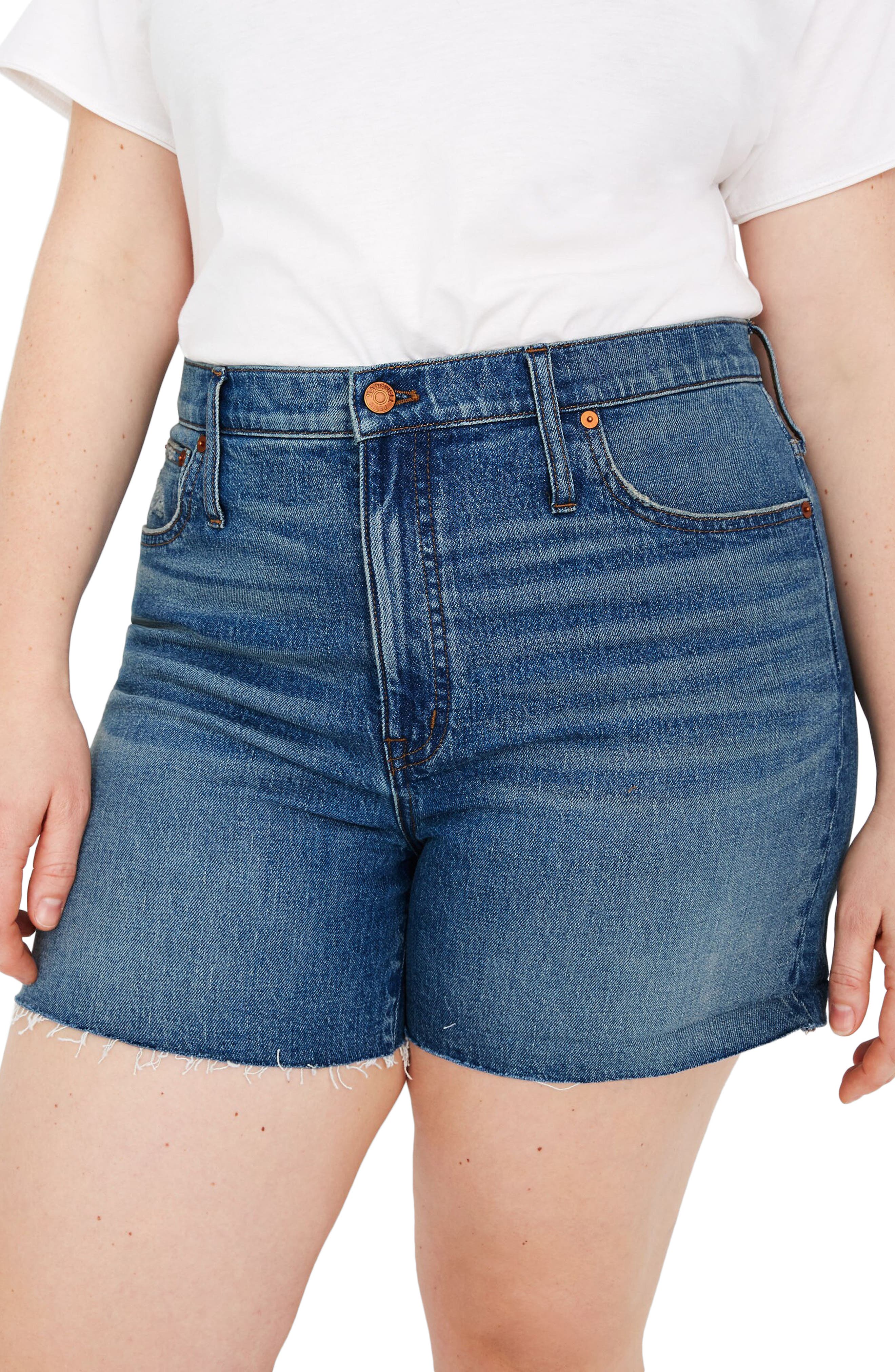 madewell high waisted shorts