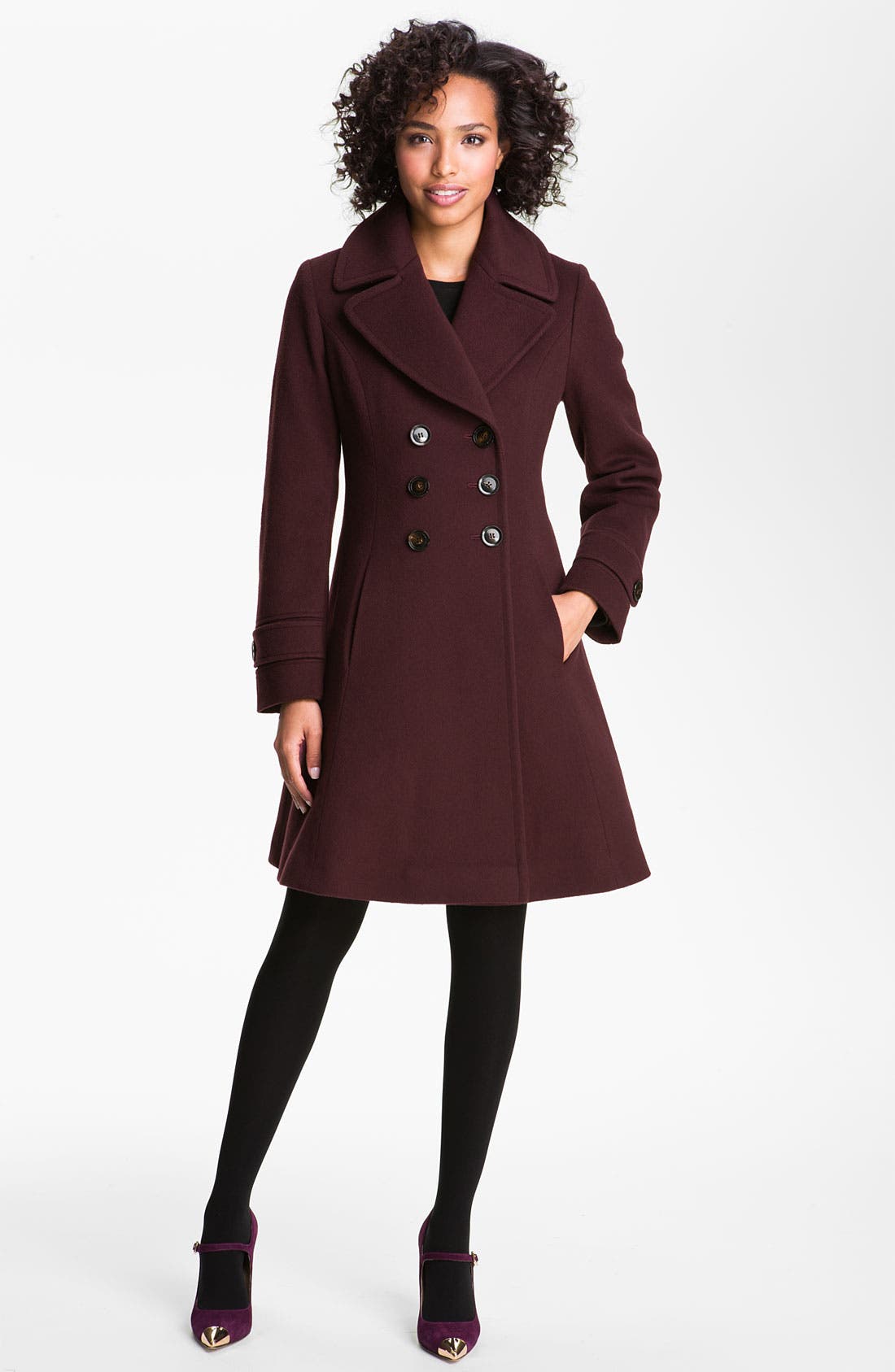 wool coat fleurette