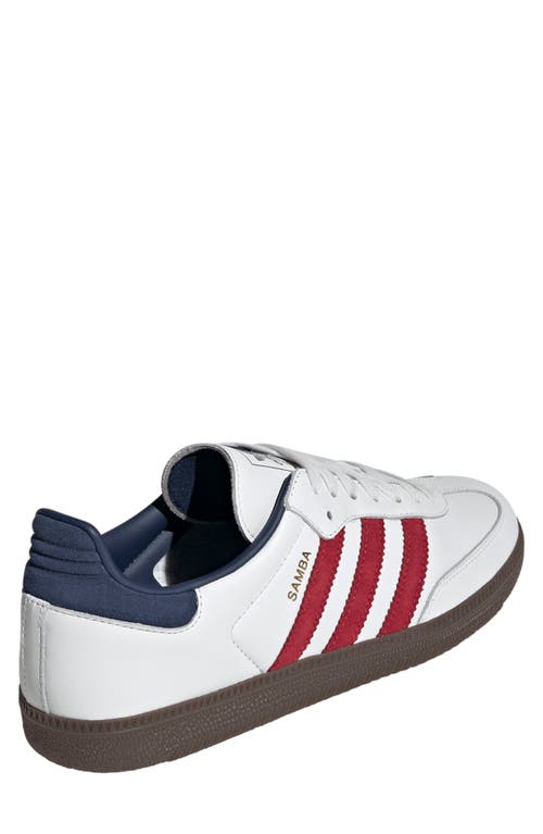 Shop Adidas Originals Adidas Gender Inclusive Samba Og Sneaker In White/red