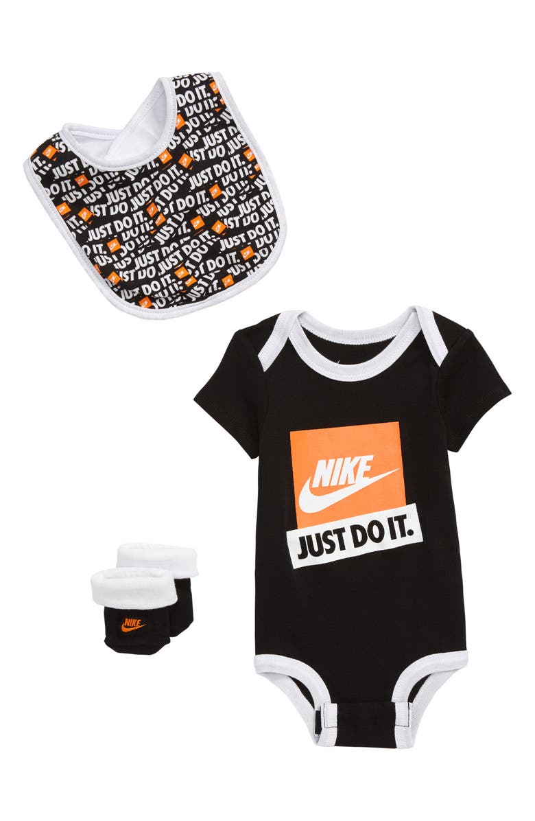 Nike Just Do It Bodysuit Bib Booties Set Baby Nordstrom