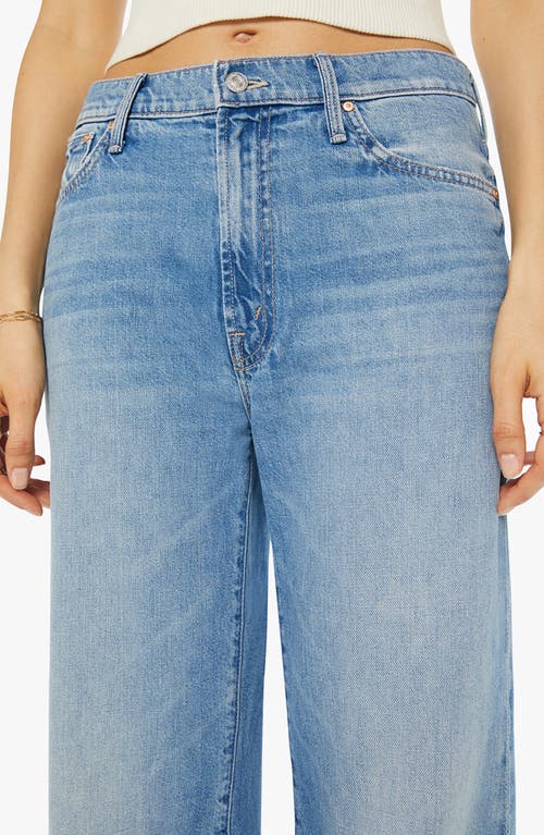 Shop Mother The Dodger Sneak Wide Leg Jeans In Tomorrow Never Knows