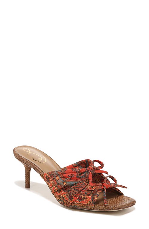 Sam Edelman Pia Sandal in Orange Poppy | Smart Closet