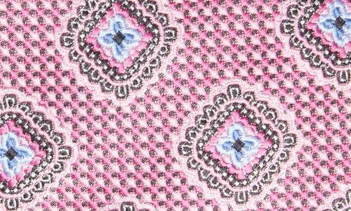 Shop Nordstrom Geometric Silk Tie In Pink