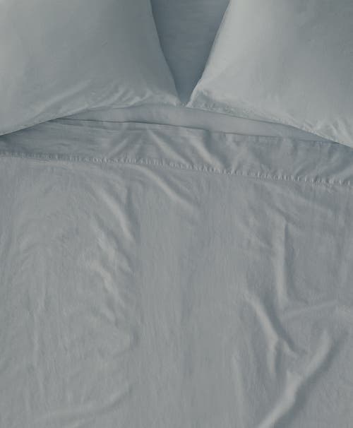 Pact Organic Room Service Sateen Pillowcase 2-pack In Quarry