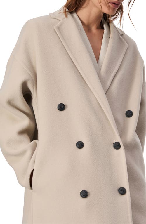 Shop Rag & Bone Thea Wool Blend Coat In Oatmeal