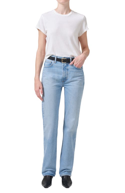 Shop Citizens Of Humanity Kyle Cotton Baby Tee In Pashmina