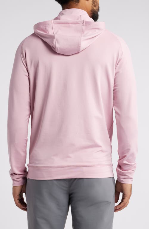 Shop Swannies Vandyke Half Zip Hoodie In Plumeria