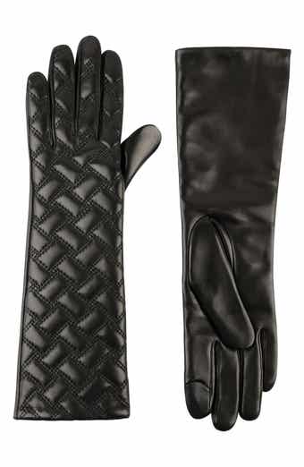 AllSaints Knit & Leather Nordstrom | Gloves