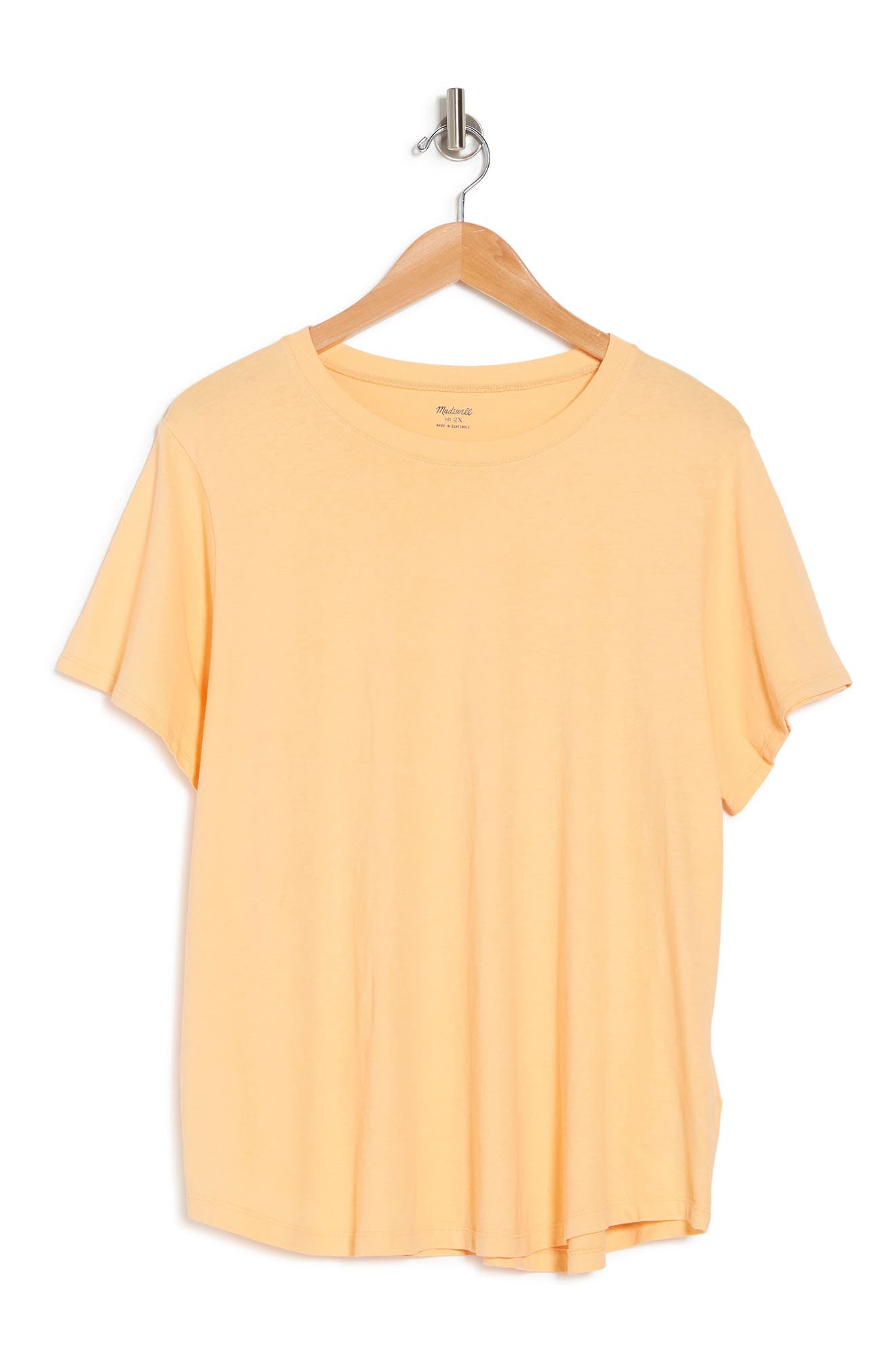 Madewell Vintage Crew Neck T-shirt In Faded Apricot