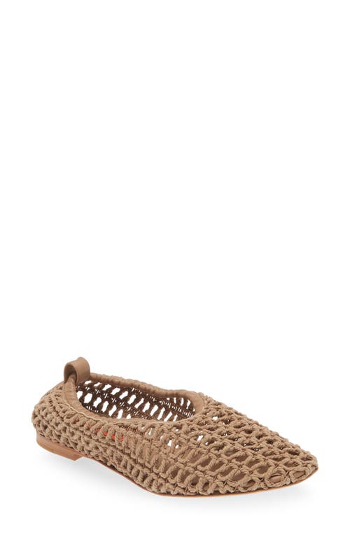 Shop Simon Miller Simonmiller Riad Crochet Flat In Natural