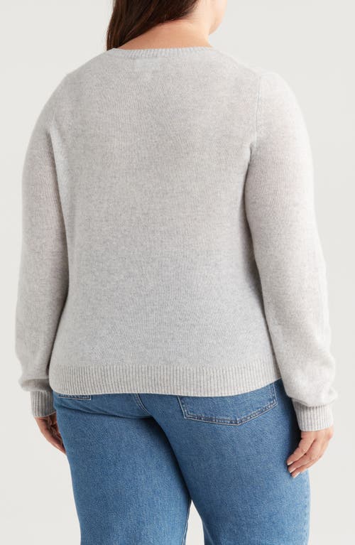 Shop Caslonr Caslon(r) V-neck Cashmere Sweater In Grey Light Heather