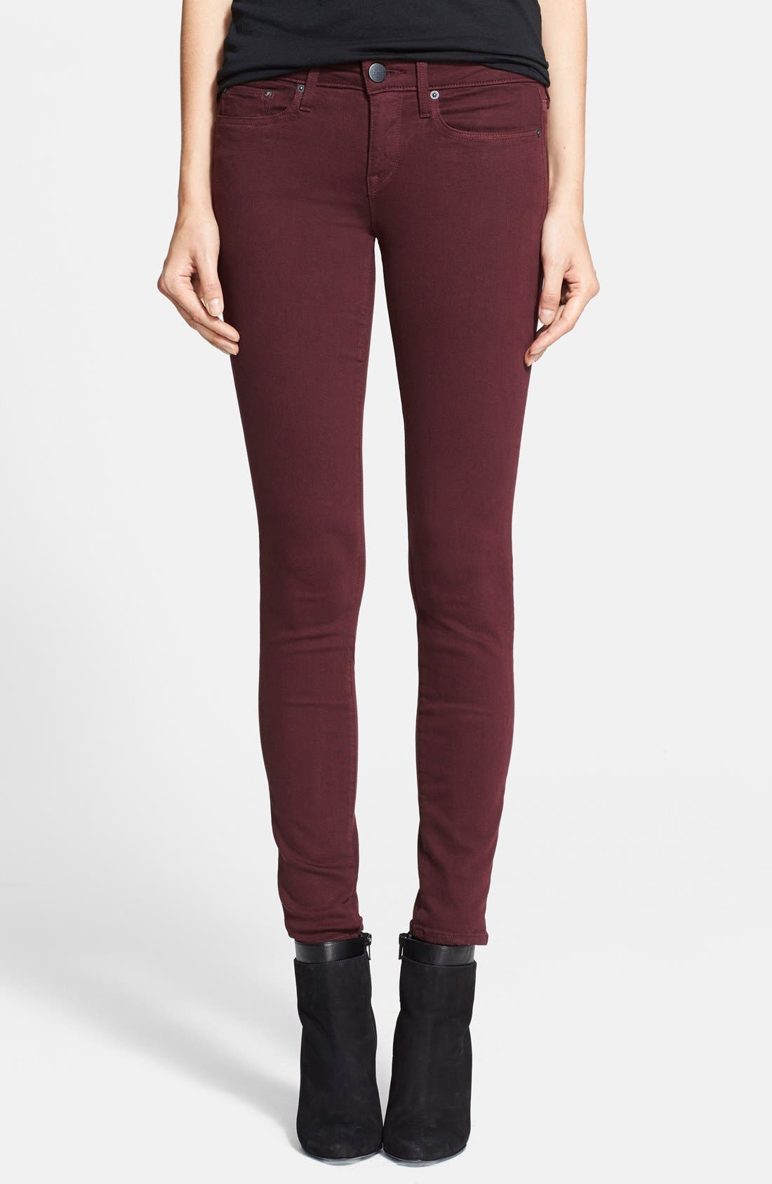 Vince Colored Stretch Denim Leggings (Shiraz) Nordstrom