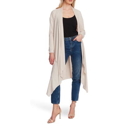 1.state X Jaime Shrayber Drape Front Maxi Cardigan
