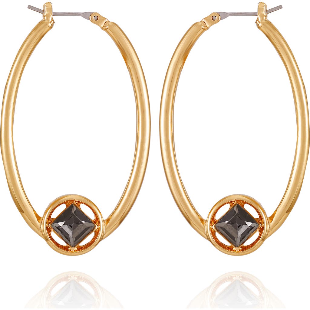 Vince Camuto Floating Square Drop Earrings In Gold Tone