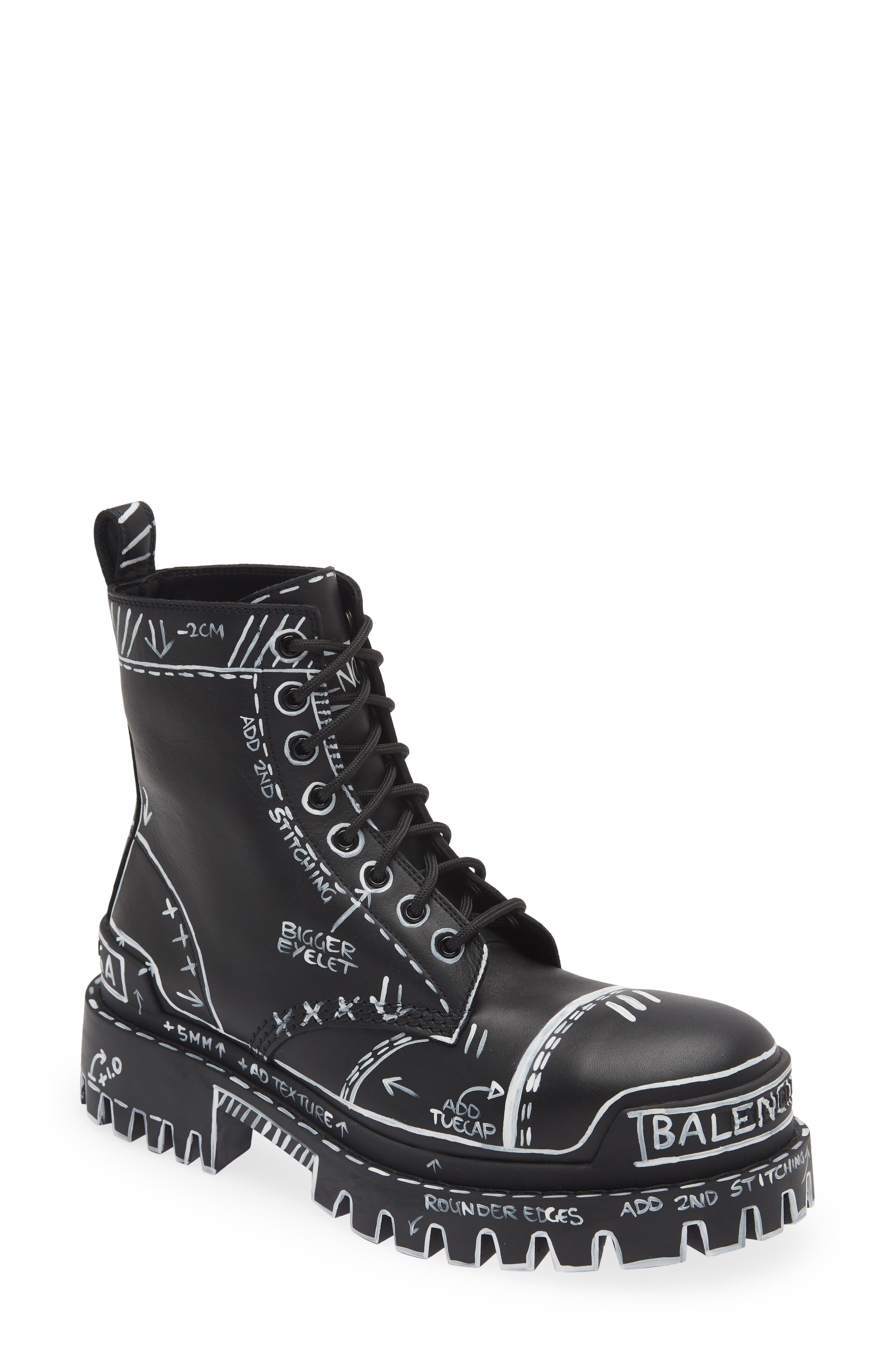 balenciaga boots womens